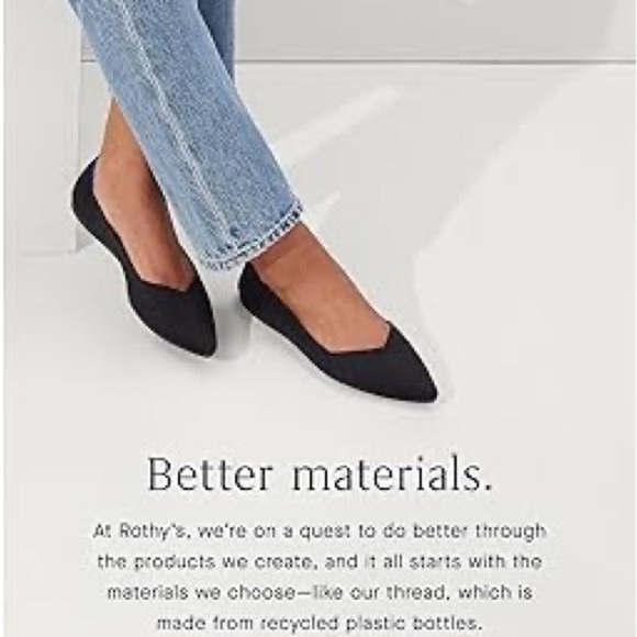 NWT ROTHY’S Ruth’s The Point Flats! - Picture 2 of 11